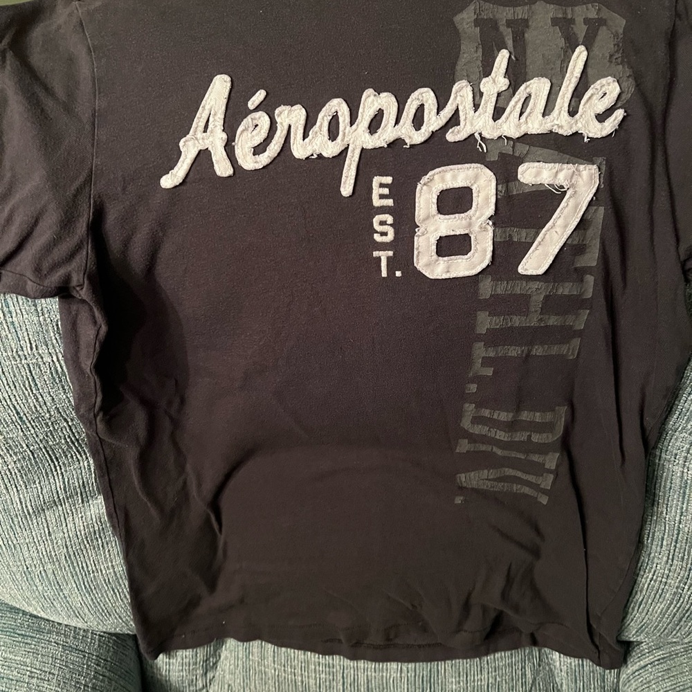 Aeropostale small boys Tshirt gray with white lettering